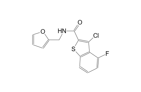3-chloro-4-fluoro-N-(2-furylmethyl)-1-benzothiophene-2-carboxamide