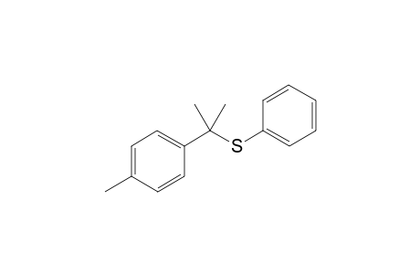 Phenyl(2-(4-tolyl)propan-2-yl)sulfane