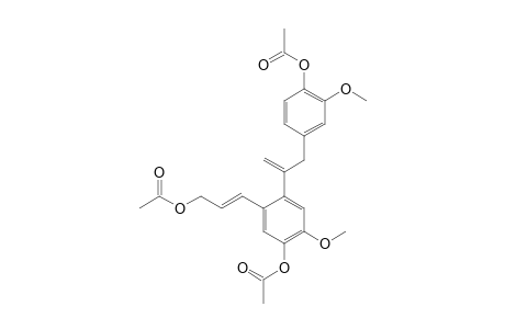 3-(4-ACETOXY-3-METHOXYPHENYL)-2-[4-ACETOXY-6-(3-ACETOXYPROP-2-ENYL)-3-METHOXY]-PROP-1-ENE