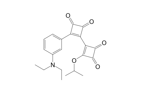 3-[4-(Diethylamino)phenyl]-3'-isopropoxy-4,4'-bis(cyclobut-3-ene-1,2-dione)