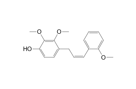 Phenol, 2,3-dimethoxy-4-[3-(2-methoxyphenyl)-2-propenyl]-, (Z)-