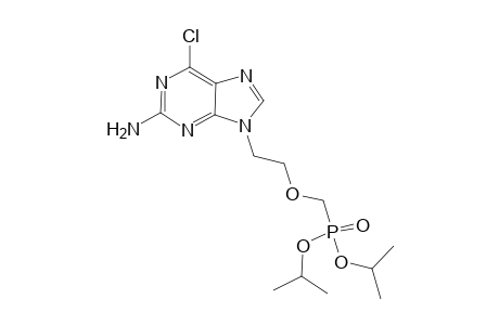 {Bis(2-propyl)-7-[2-(phosphonomethoxy)ethyl]}-2-amino-6-chloropurine