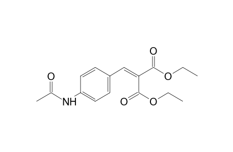 (p-acetamidobenzylidene)malonic acid, diethyl ester
