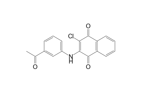 1,4-Naphthalenedione, 2-[(3-acetylphenyl)amino]-3-chloro-