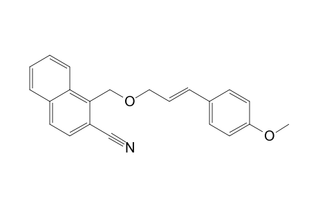 (E)-2-cyano-1-[5-(4-methoxyphenyl)-2-oxapent-4-enyl]naphthalene