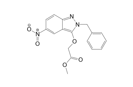 2-Benzyl-3-(methoxycarbonyl)methoxy-5-nitro-2H-indazole