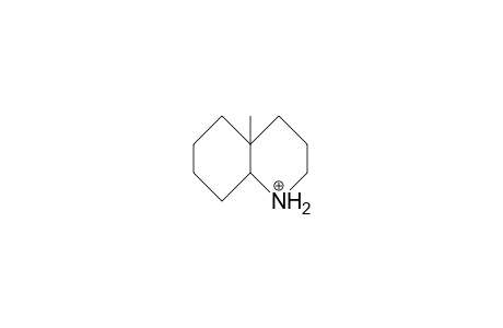 10-Methyl-trans-decahydro-quinolinium cation