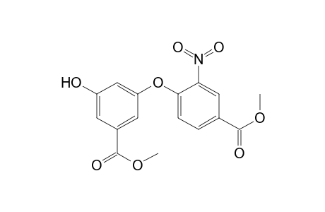 Benzoic acid, 4-[3-hydroxy-5-(methoxycarbonyl)phenoxy]-3-nitro-, methyl ester