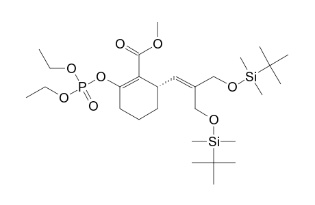 METHYL-(6S)-6-(3-(TERT.-BUTYLDIMETHYLSILYLOXY)-2-(TERT.-BUTYLDIMETHYLSILYLOXY)-METHYL)-PROP-1-EN-1-YL)-2-((DIETHOXYPHOSPHORYL)-OXY)-1-CYCLOHEXENE