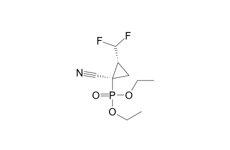 (1R,2S)-Diethyl 1-cyano-2-(difluoromethyl)cyclopropylphosphonate
