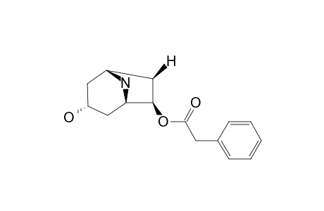 3.alpha.-Hydroxy-7.beta.-phenylacetoxynortropane