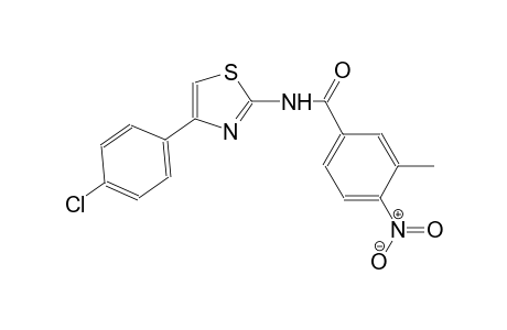 N-[4-(4-chlorophenyl)-1,3-thiazol-2-yl]-3-methyl-4-nitrobenzamide