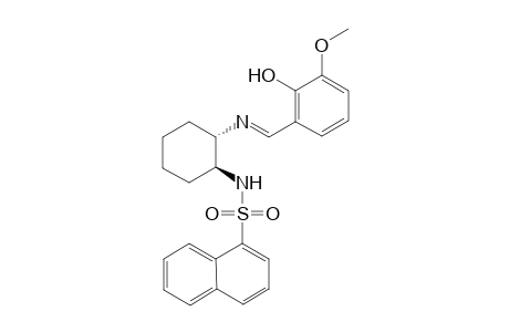 (1S,2S)-2-[N-(2-Hydroxy-3-methoxybenzylidene)amino]-1-[N-(naphthylsulfonyl)amino]cyclohexane
