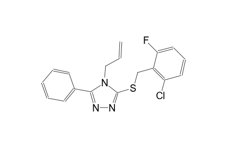 4-allyl-3-[(2-chloro-6-fluorobenzyl)sulfanyl]-5-phenyl-4H-1,2,4-triazole
