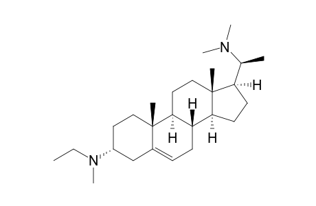 Pregn-5-ene-3.alpha.,20.alpha.-diamine, N3-ethyl-N3,N20,N20-trimethyl-