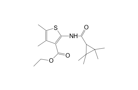 ethyl 4,5-dimethyl-2-{[(2,2,3,3-tetramethylcyclopropyl)carbonyl]amino}-3-thiophenecarboxylate