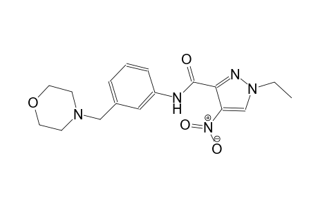 1-ethyl-N-[3-(4-morpholinylmethyl)phenyl]-4-nitro-1H-pyrazole-3-carboxamide
