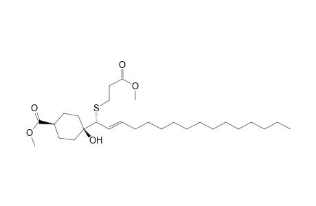 Methyl [4(R)-[1.beta.,4.beta.,4(Z)]]-4-Hydroxy-4-[1-[(3-methoxy-3-oxopropyl)thio]-2-hexadecenyl]cyclohexanecarboxylate