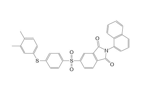 1H-isoindole-1,3(2H)-dione, 5-[[4-[(3,4-dimethylphenyl)thio]phenyl]sulfonyl]-2-(1-naphthalenyl)-