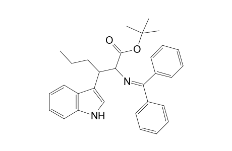 tert-Butyl-2-(diphenylmethyleneamino)-3-(1H-indol-3-yl)hexanoate