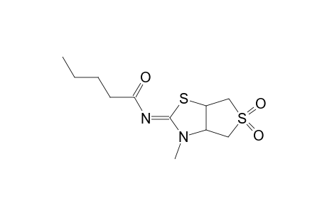 pentanamide, N-((2Z)-tetrahydro-3-methyl-5,5-dioxidothieno[3,4-d]thiazol-2(3H)-ylidene)-