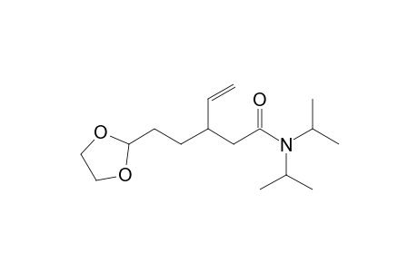 N,N-Diisopropyl-3-[2'-(1'',3''-dioxolan-2''-yl)ethyl]-4-pentenamide