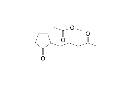 CYCLOPENTANEACETIC ACID, 3-OXO-2-(4-OXOPENTYL)- METHYL ESTER