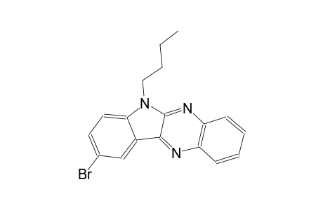 6H-indolo[2,3-b]quinoxaline, 9-bromo-6-butyl-