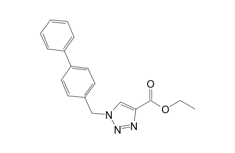 Ethyl 1-(p-phenylbenzyl)-1H-(1,2,3)-triazole-4-carboxylate