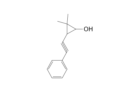 Cyclopropanol, 2,2-dimethyl-3-(2-phenylethynyl)-