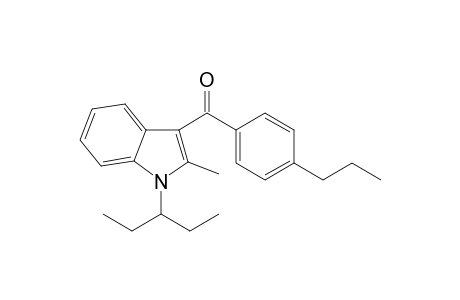 2-Methyl-1-(pent-3-yl)-3-(4-propylbenzoyl)indole