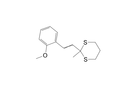2-(2-Methoxystyryl)-2-methyl-1,3-dithiane