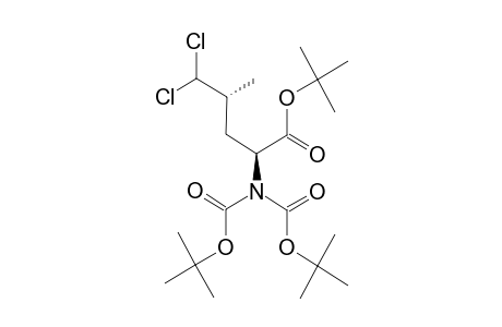 (2S,4R)-TERT.-BUTYL-2-DI-TERT.-BUTOXYCARBONYLAMINO-5,5-DICHLORO-4-METHYLPENTANOATE