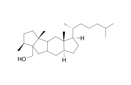 5-(Hydroxymethyl)-3.beta.-methyl-A,B-binor-5.beta.-cholestane