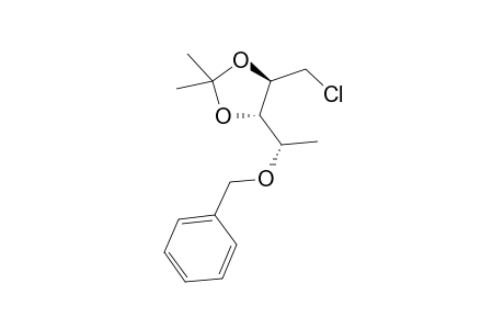 (2R,3S,4S)-4-Benzyloxy-1-chloro-2,3-isopropyidenedioxypentane