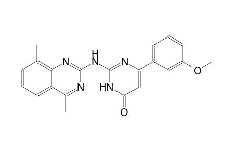 4(3H)-pyrimidinone, 2-[(4,8-dimethyl-2-quinazolinyl)amino]-6-(3-methoxyphenyl)-