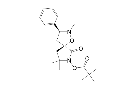 2,8,8-TRIMETHYL-3-PHENYL-6-OXO-7-(1,1-DIMETHOXYCARBONYL)-1-OXA-2,7-DIAZASPIRO-[4.4]-NONANE