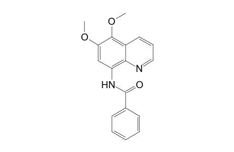 N-(5,6-dimethoxy-8-quinolinyl)benzamide