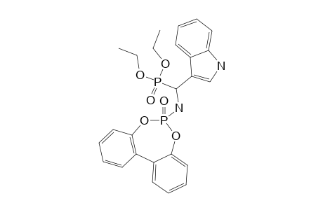 6-OXO-6-LAMBDA(5)-DIBENZO-[D,F]-[1,3,2]-DIOXAPHOSPHEPIN-6-YL-DIETHYL-3-INDOLYL-AMINOMETHYL-PHOSPHONATE