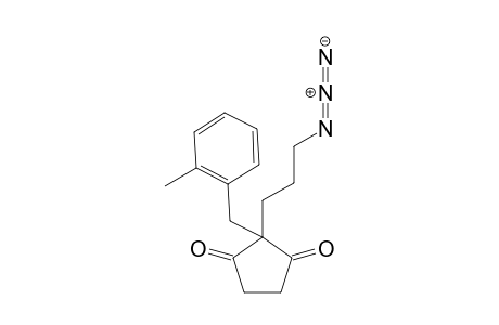 2-(3-azidopropyl)-2-(2-methylbenzyl)cyclopentane-1,3-dione