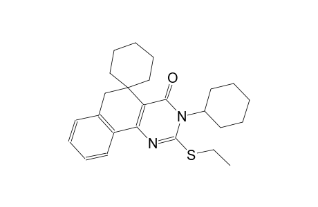 3-cyclohexyl-2-(ethylthio)-3H-spiro[benzo[h]quinazoline-5,1'-cyclohexan]-4(6H)-one