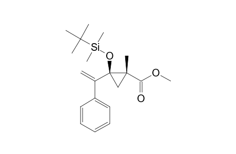 METHYL_TRANS-2-TERT.-BUTYLDIMETHYLSILOXY-CIS-2-(1-PHENYLETHENYL)-1-METHYL-R-1-CYCLOPROPANECARBOXYLATE