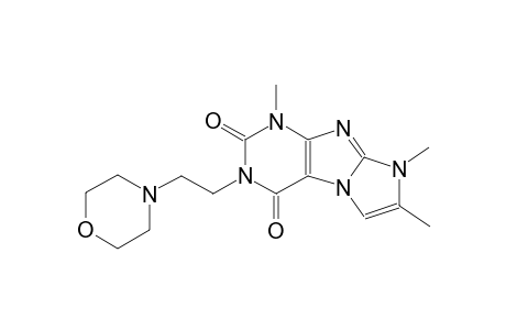 1H-imidazo[2,1-f]purine-2,4(3H,8H)-dione, 1,7,8-trimethyl-3-[2-(4-morpholinyl)ethyl]-