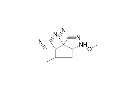 3-METHOXYAMINO-1,1,2,2-TETRACYANO-5-METHYLCYCLOPENTANE (CIS/TRANSMIXTURE)