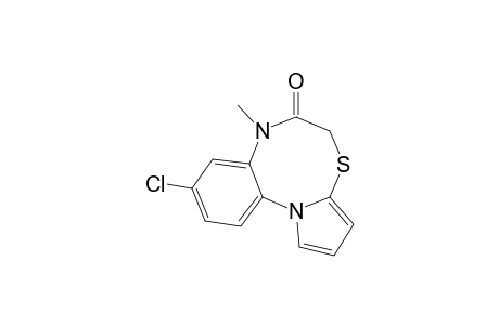 9-CHLORO-5,6-DIHYDRO-7-METHYL-PYRROLO-[1,2-A]-[3,1,6]-THIADIAZOCINE