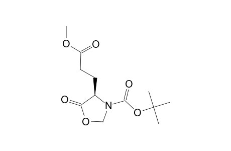 (S)-3-TERT.-BUTYLOXYCARBONYL-4-(METHOXYCARBONYLETHYL)-OXAZOLIDIN-5-ONE