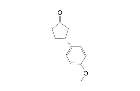 (R)-3-(4-Methoxyphenyl)cyclopentanone