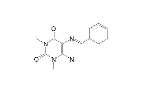 5-[3-Cyclohexenylmethyleneamino]-4-amino-1,3-dimethyl-2,6-dioxo-1,2,3,6-tetrahydropyrimidine