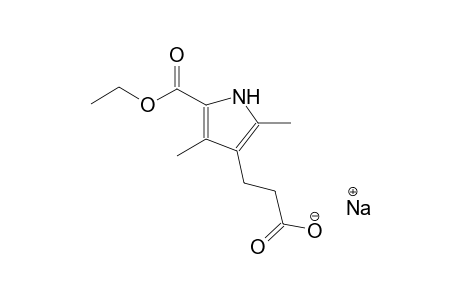 sodium 3-[5-(ethoxycarbonyl)-2,4-dimethyl-1H-pyrrol-3-yl]propanoate