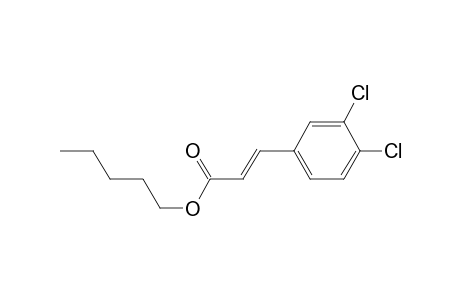 2-Propenoic acid, 3-(3,4-dichlorophenyl)-, pentyl ester, (E)-